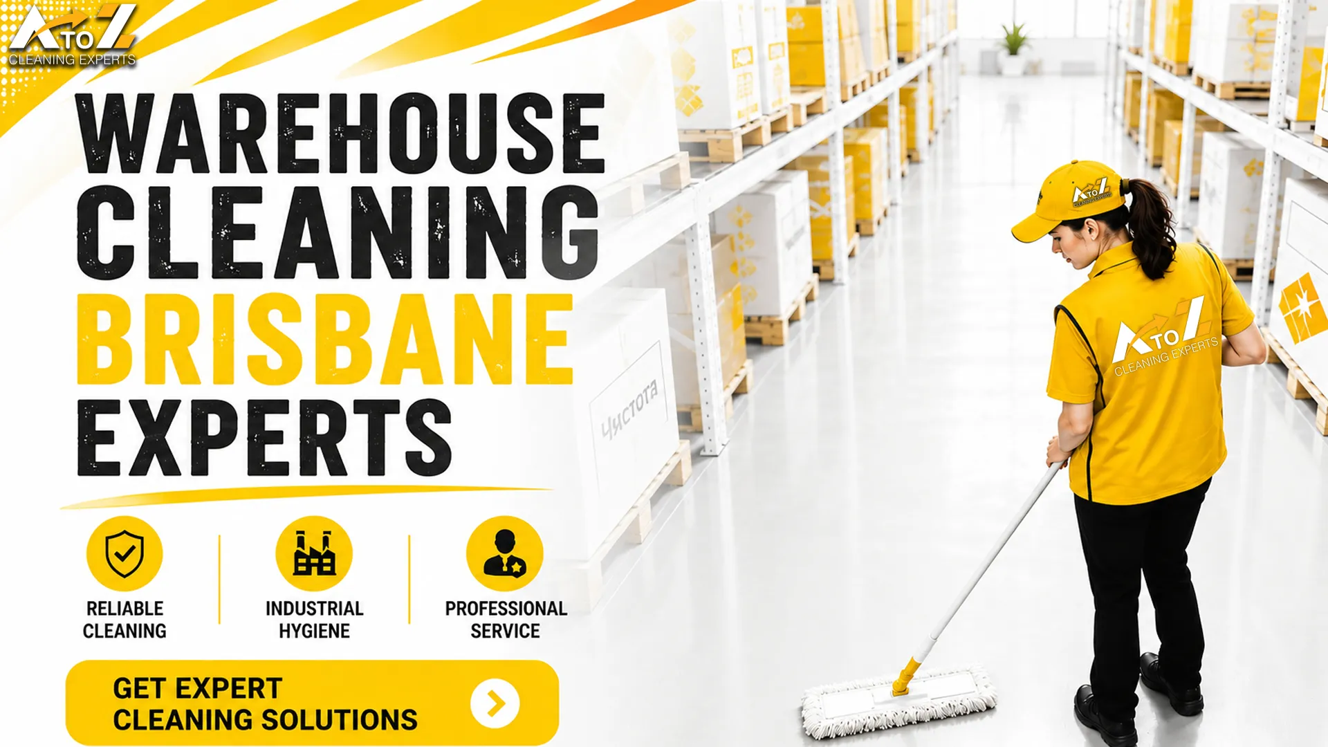 Warehouse-Cleaning-Brisbane-Experts-yellow